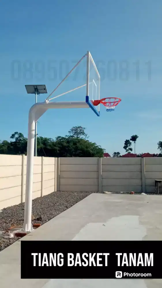 Tiang basket tanam