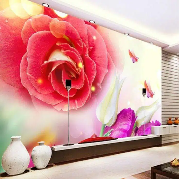 Jual gorden hordeng gordyn tirai jendela wallpaper dinding 3d custom