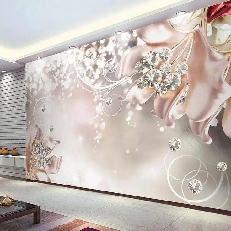 Pesan wallpaper dinding 3d custom toko jual dan pasang gorden murah