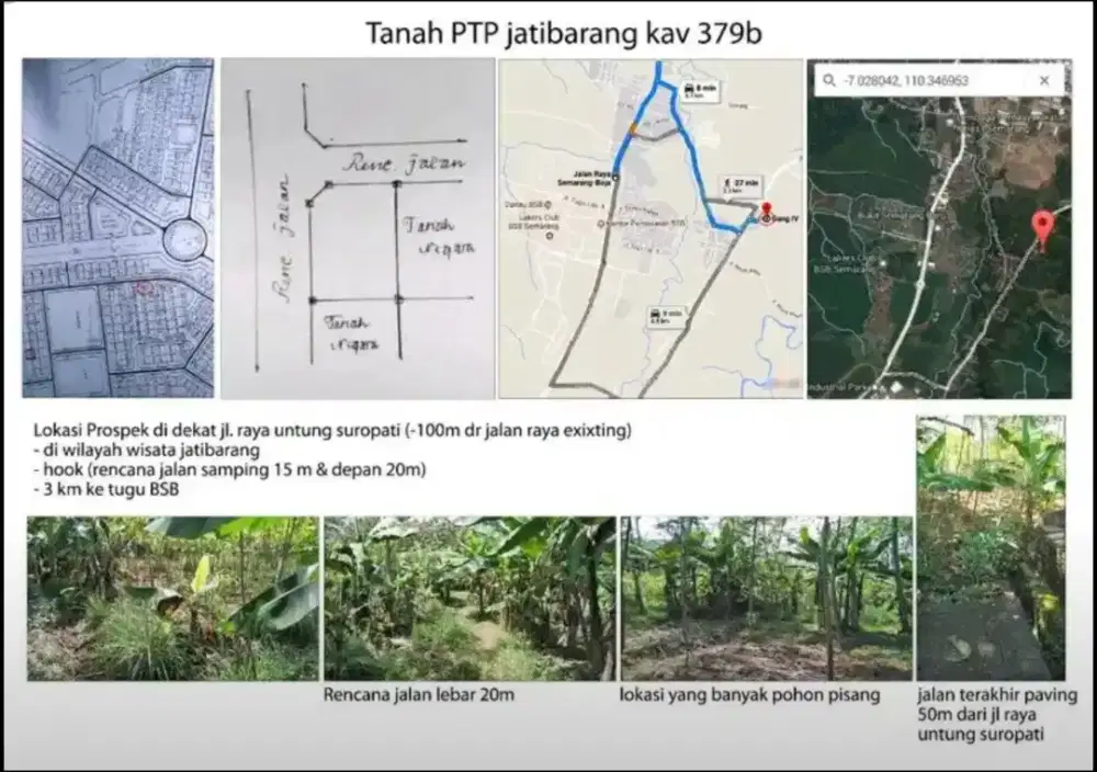 BU minggu ini LT 500m2,Hoek,semarang barat,BSB,Bs tt mbl nego jadi