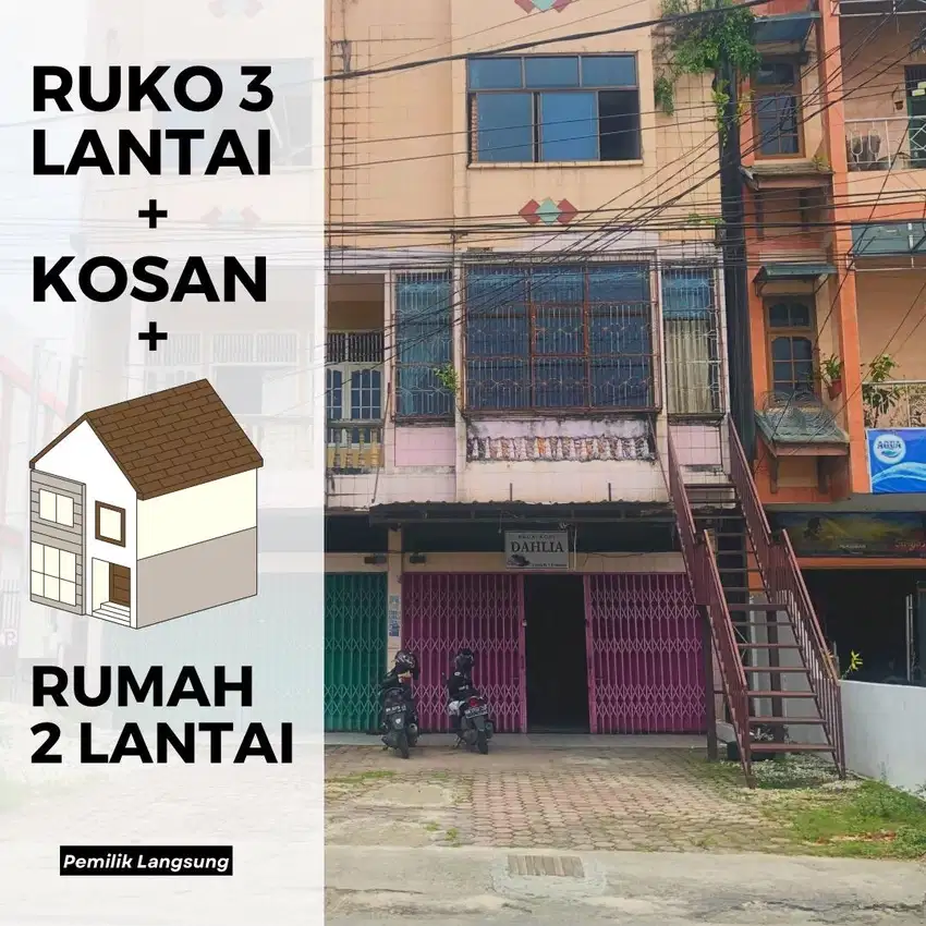 DIJUAL RUKO TENGAH KOTA