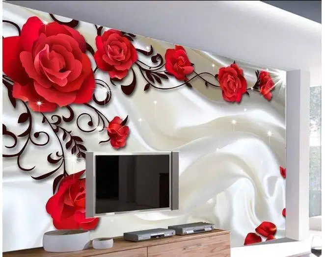 Pesan wallpaper dinding 3d custom toko jual dan pasang gorden murah