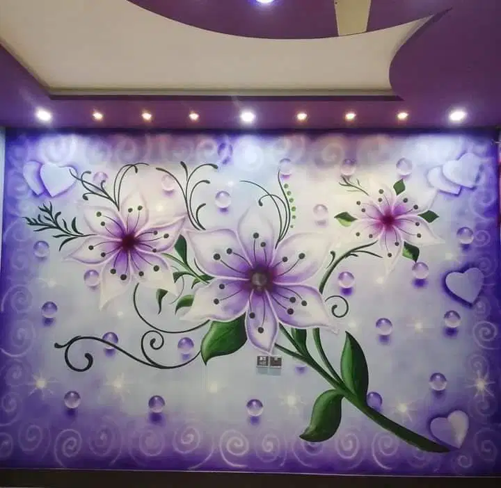 Pesan wallpaper dinding 3d custom toko jual dan pasang gorden murah