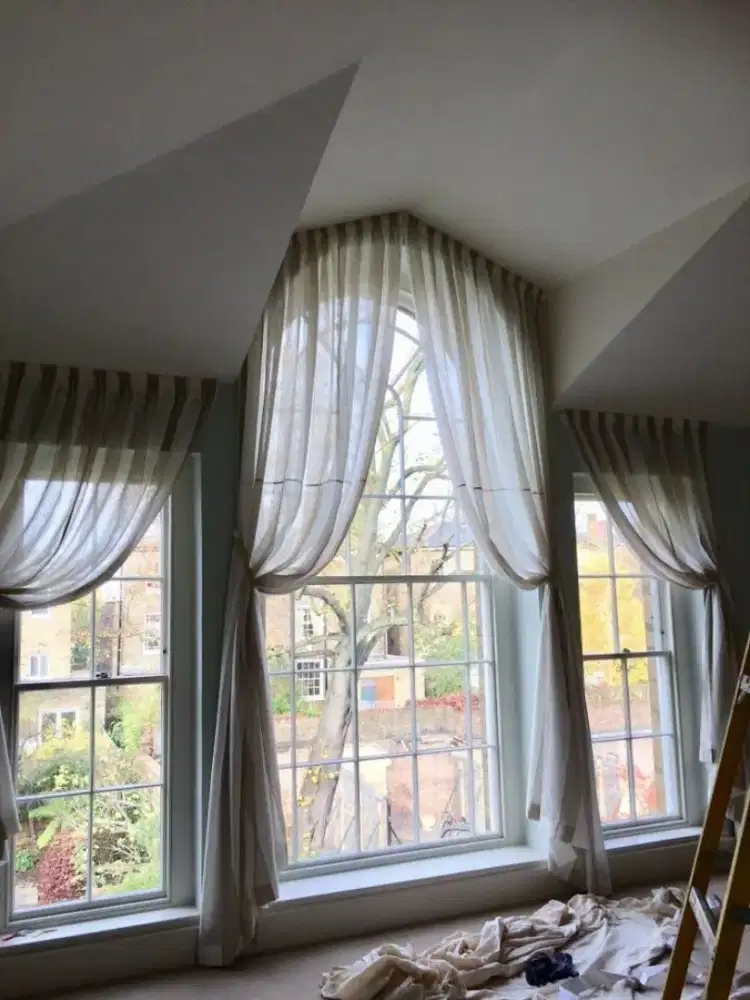 Pasang gordyn gorden hordeng murah vertikal roll blind jasa tirai viv