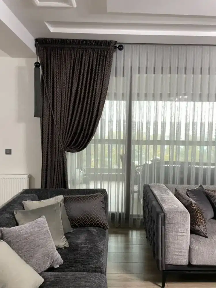 Pasang gordyn gorden hordeng murah vertikal roll blind jasa tirai viv