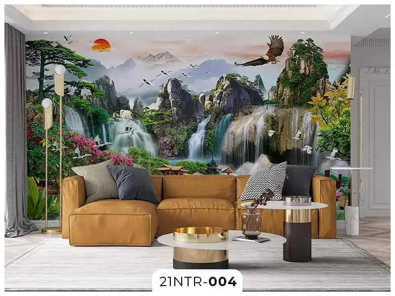 Pesan wallpaper dinding 3d custom toko jual dan pasang gorden murah