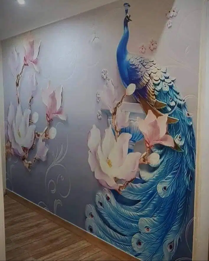 Jual gorden hordeng gordyn tirai jendela wallpaper dinding 3d custom