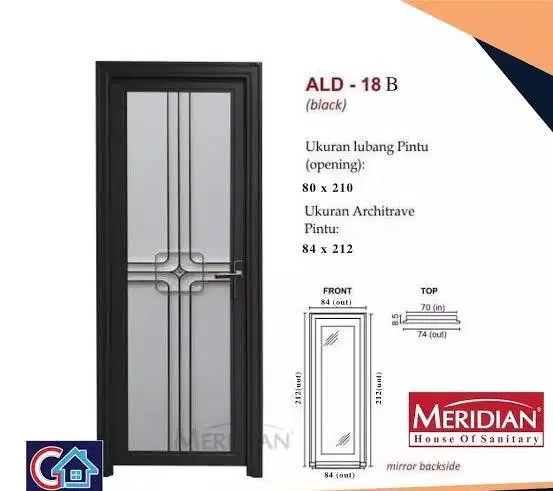 Meridian Pintu Kamar Mandi ALD 18B