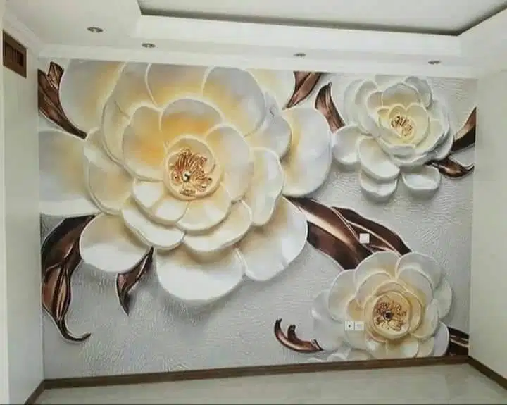 Pesan wallpaper dinding 3d custom toko jual dan pasang gorden murah