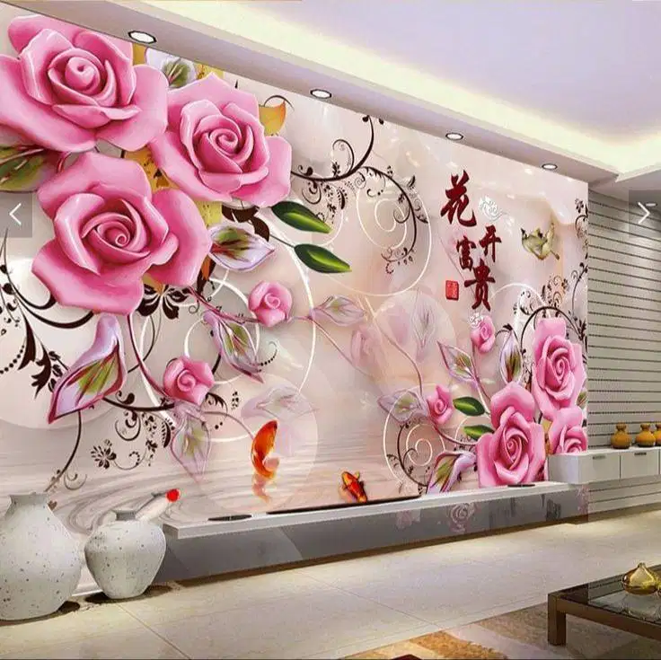 Jual gorden hordeng gordyn tirai jendela wallpaper dinding 3d custom
