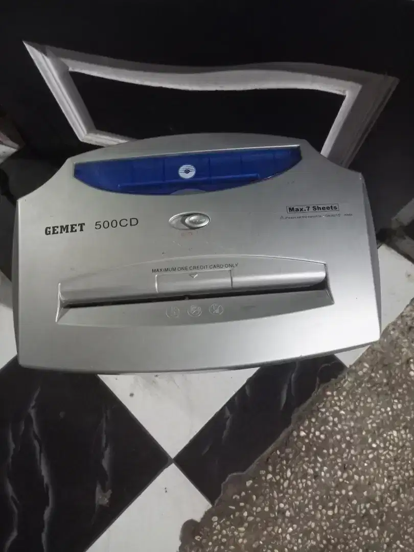 Di jual mesin penghancur kertas GEMET 500CD