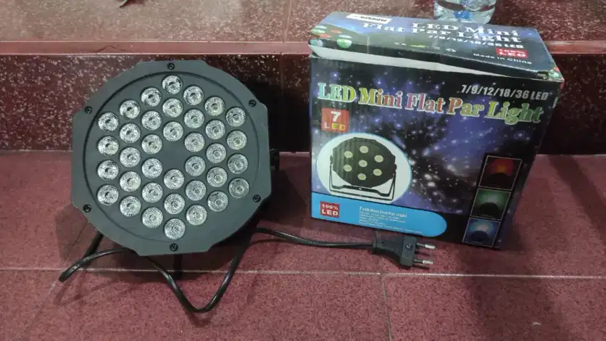 Lampu LED mini flat par light