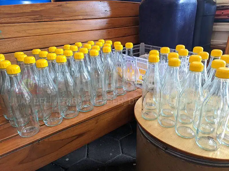 Botol Kaca Madu Sirup Tomat 350ML Yogyakarta