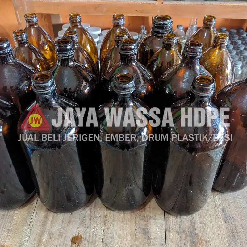 Botol Kaca Coklat 1 Liter Yogyakarta