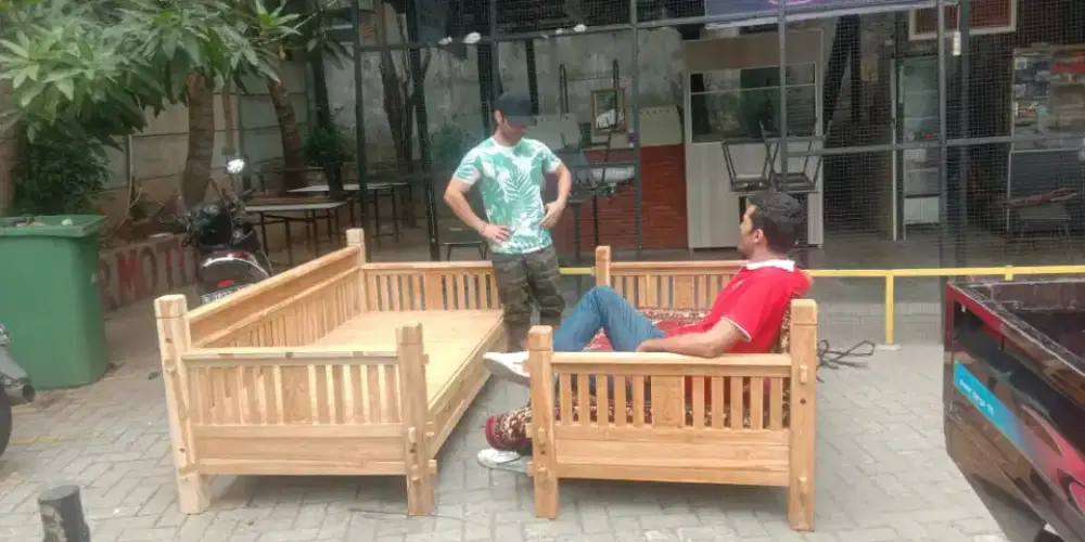 Bale bale jati sofa chair teak