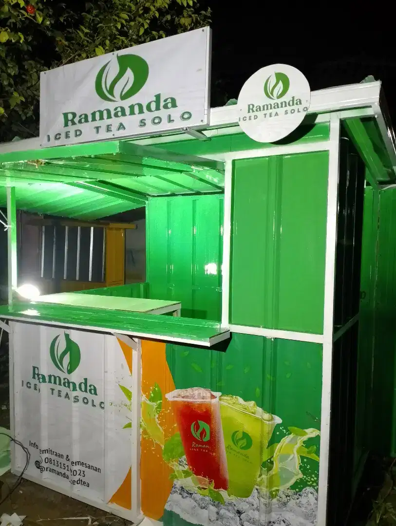 BOOTH KONTAINER/BOOTH CONTAINER MURAH/GEROBAK KONTAINER/GEROBAK