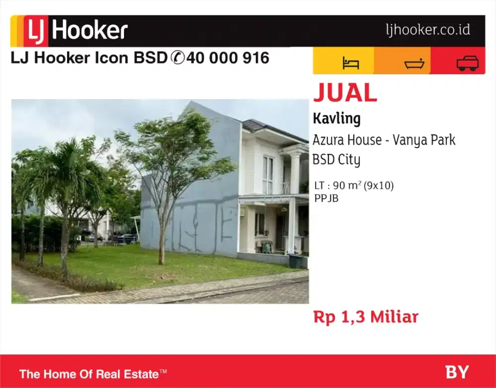 jual kavling azura house vanya park bsd city