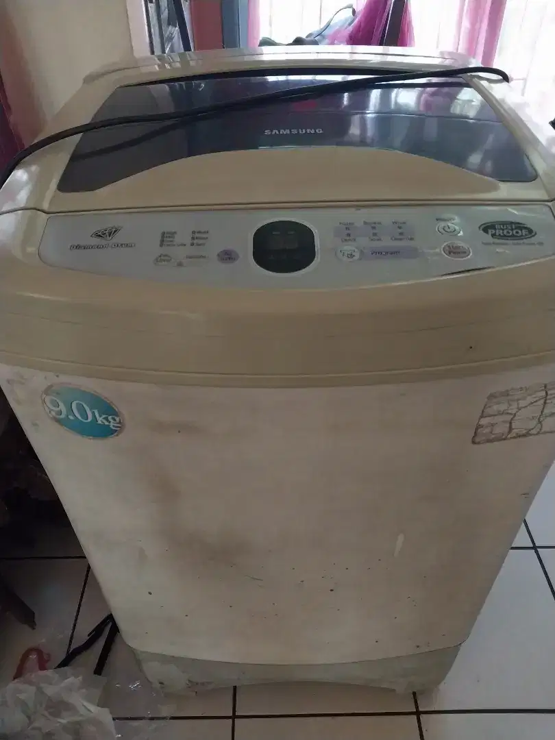 Mesin cuci samsung automatic kapasitas 9kg mulus