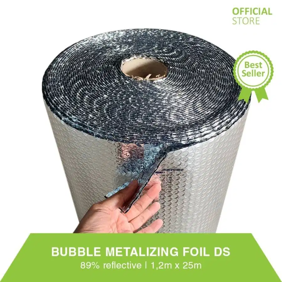 Aluminium Metalizing Foil Double Side - Bubble 4mm