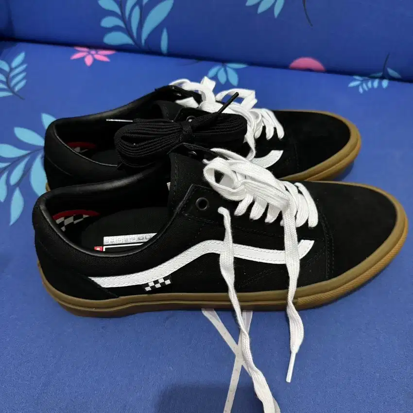 Vans old skool black gum pro original