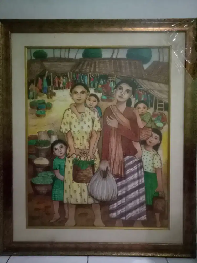 Mother & childs at the market