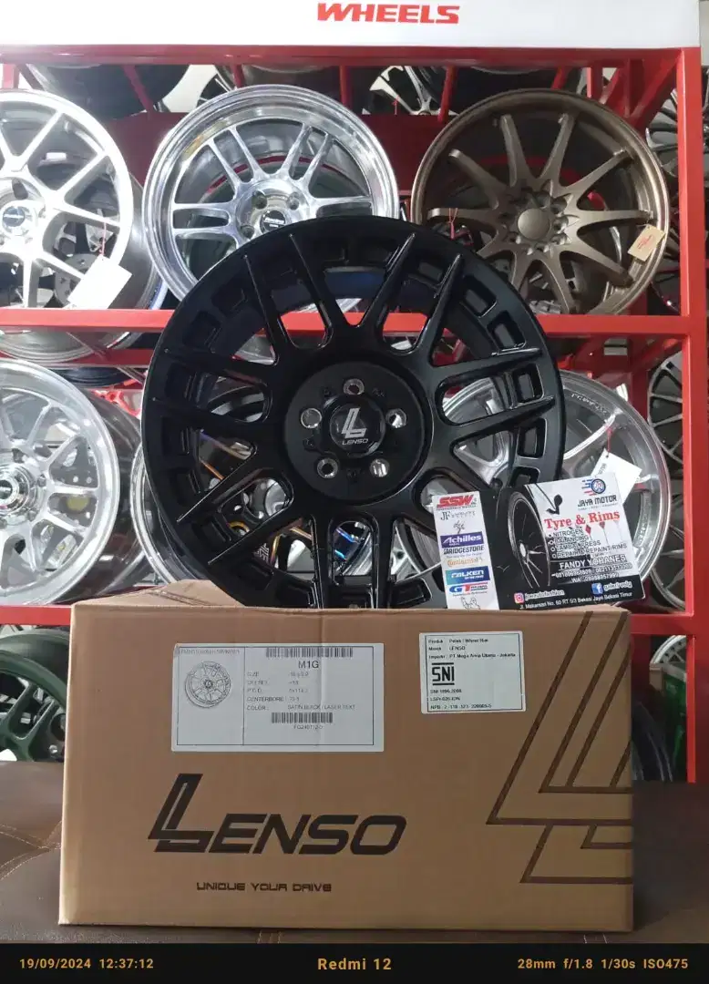 Velg lenso m1g r18 5x114.3 lbr9 et18