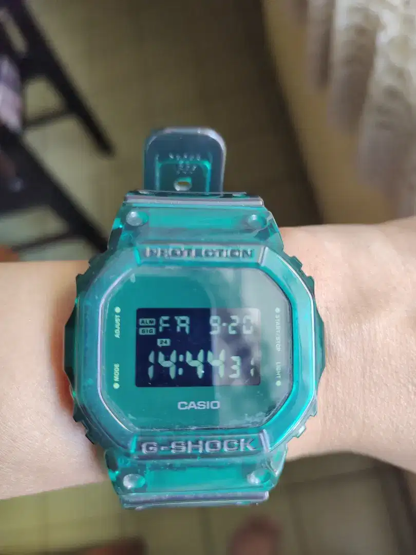 Jam second G shock  hijau