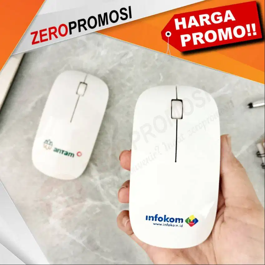 Wireless Mouse MW03 Custom Promosi