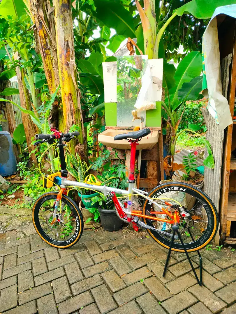Sepeda lipat modif