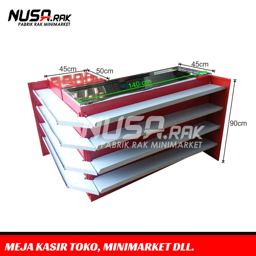 Meja Kasir Toko Minimarket dan Supermarket Murah