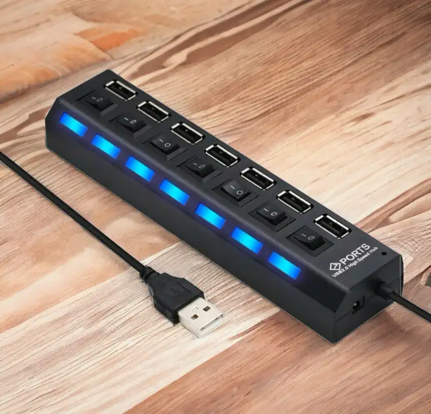 usb hub 7 port saklar