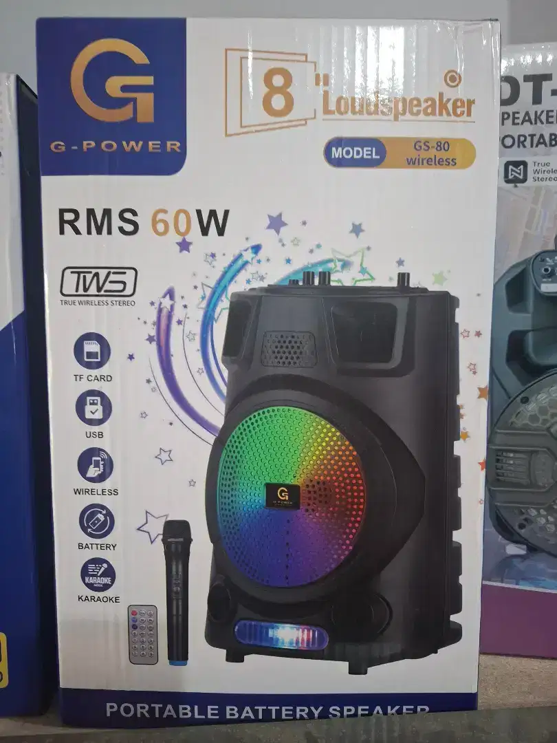 Speaker Bluetooth G-Power 8inci. Baru