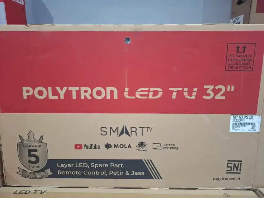 Smart TV Polytron 32inci. Baru