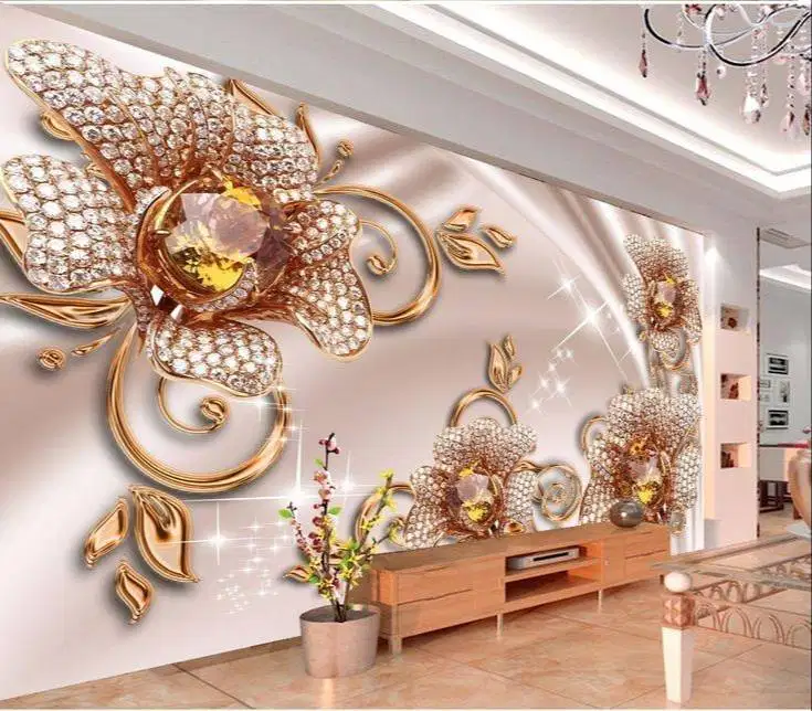 Pesan wallpaper dinding 3d custom toko jual dan pasang gorden murah