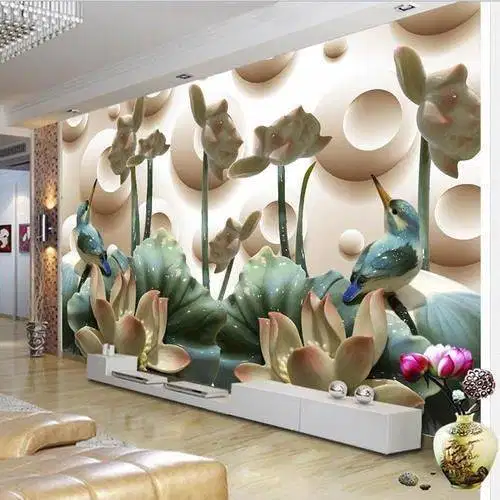 Jual gorden hordeng gordyn tirai jendela wallpaper dinding 3d custom