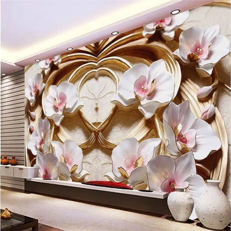 Pesan wallpaper dinding 3d custom toko jual dan pasang gorden murah