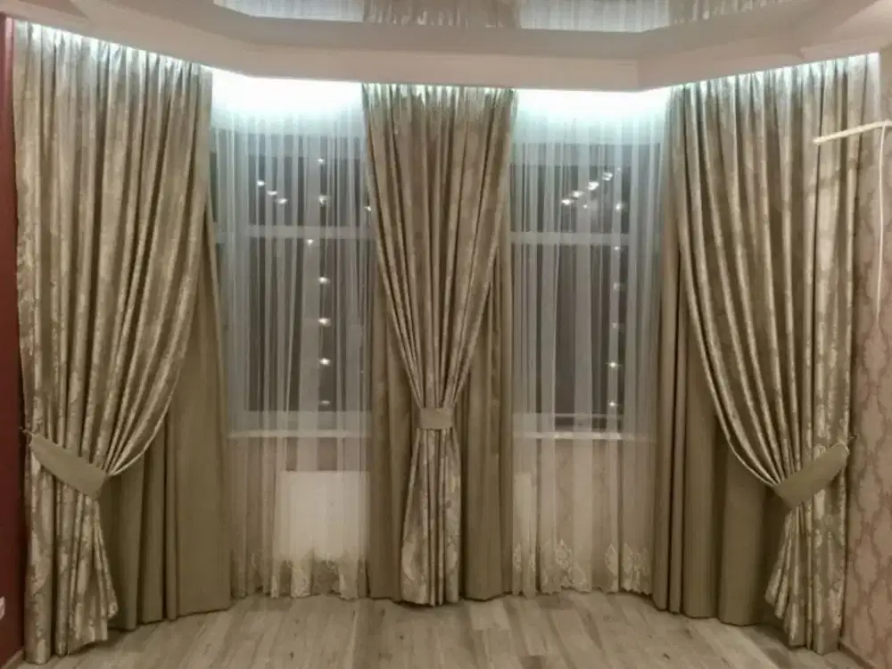 Pasang gordyn gorden hordeng murah vertikal roll blind jasa tirai viv