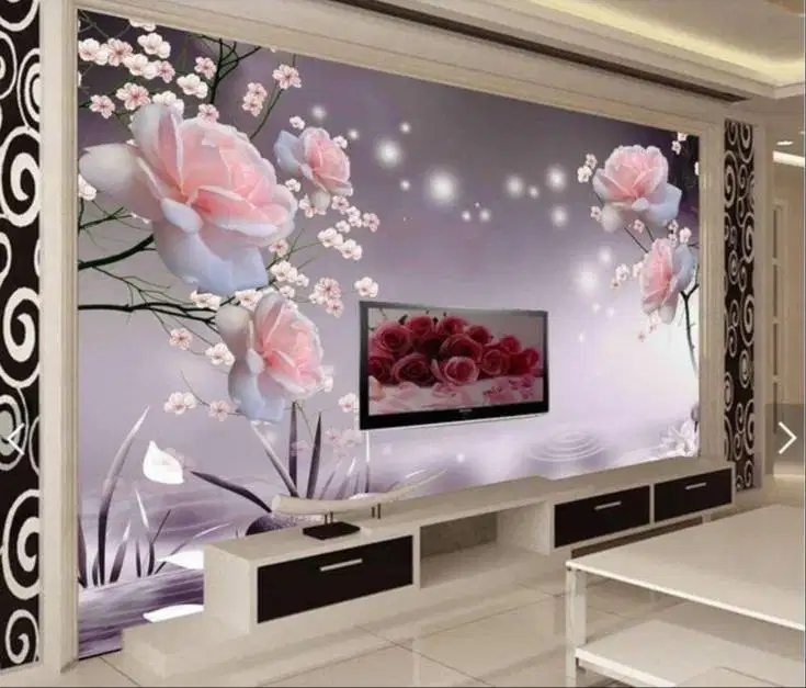 Jual gorden hordeng gordyn tirai jendela wallpaper dinding 3d custom