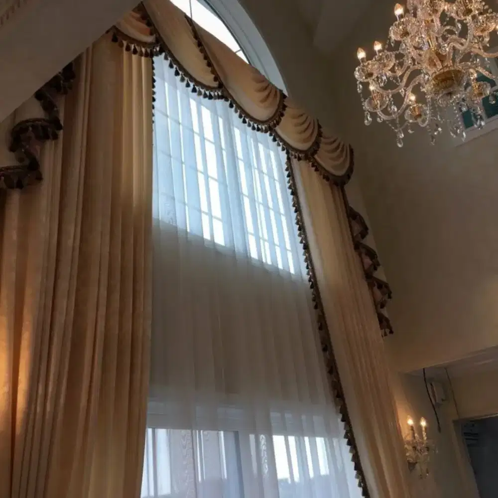 Pasang gordyn gorden hordeng murah vertikal roll blind jasa tirai viv