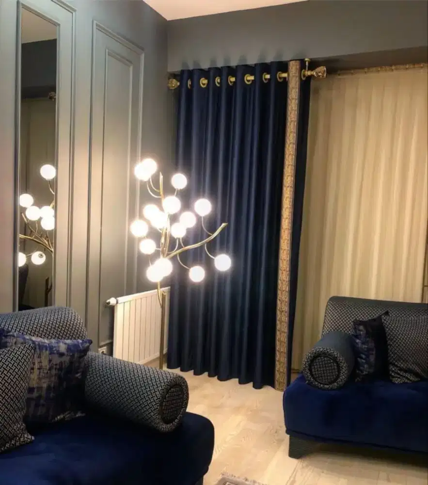 Pasang gordyn gorden hordeng murah vertikal roll blind jasa tirai viv
