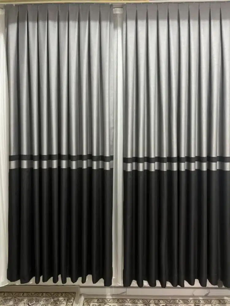 Pasang gordyn gorden hordeng murah vertikal roll blind jasa tirai viv