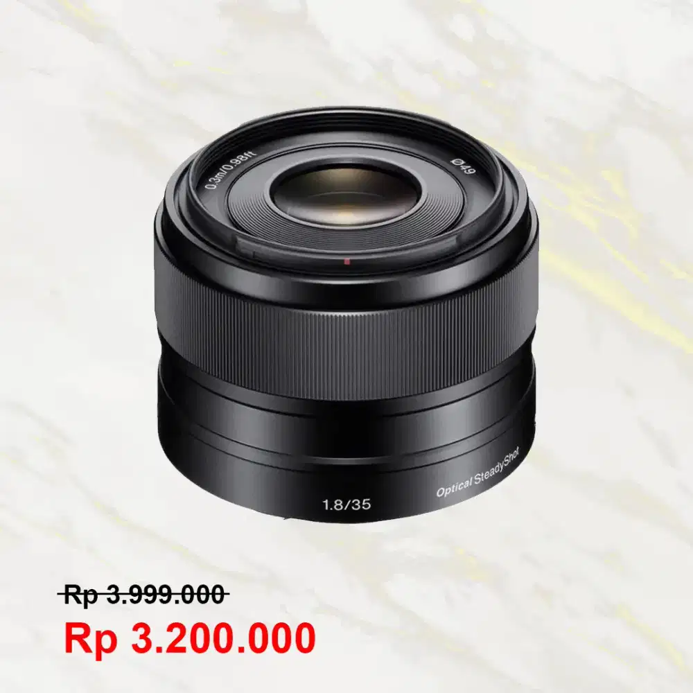 Lensa Sonny E35mm, F1.8 OSS