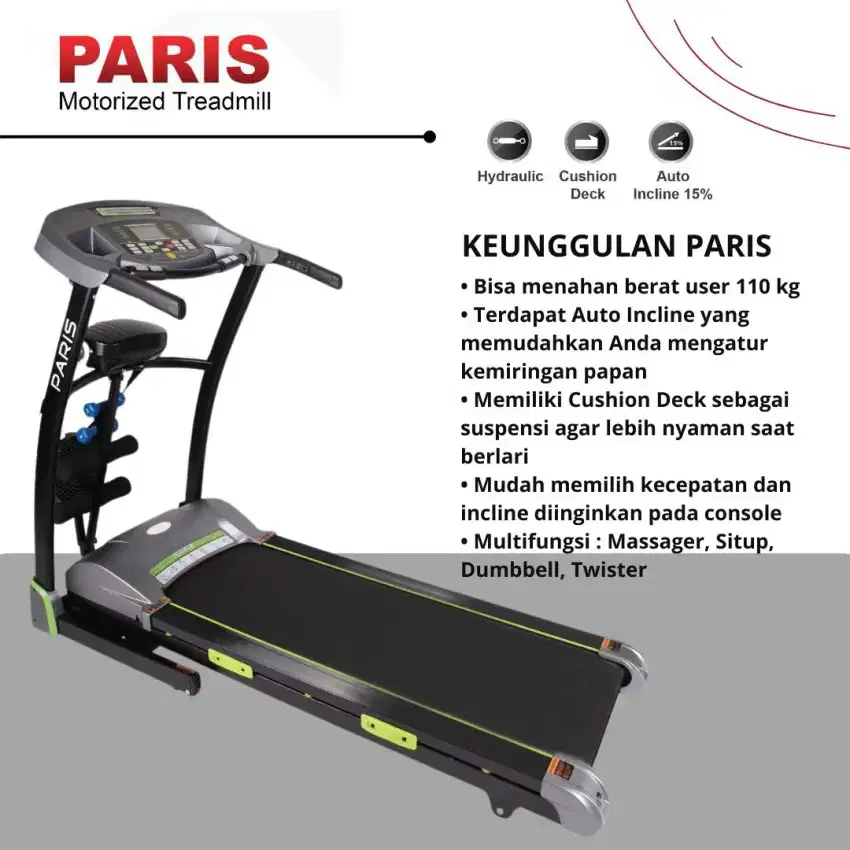 Treadmill Elektrik Paris