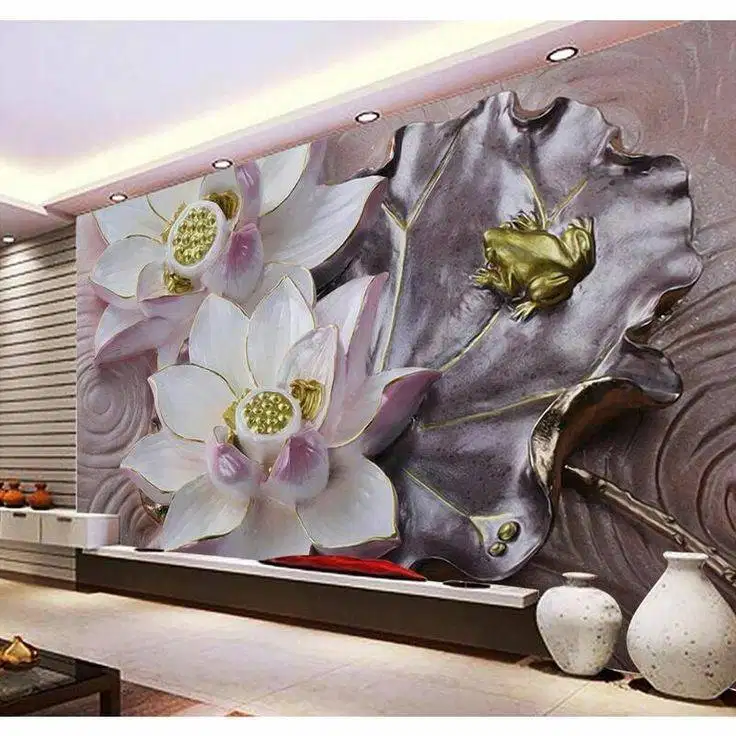 Pesan wallpaper dinding 3d custom toko jual dan pasang gorden murah