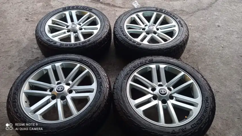 Velg racingr20 6 x139 plus ban AT ex fortuner hilux ranger