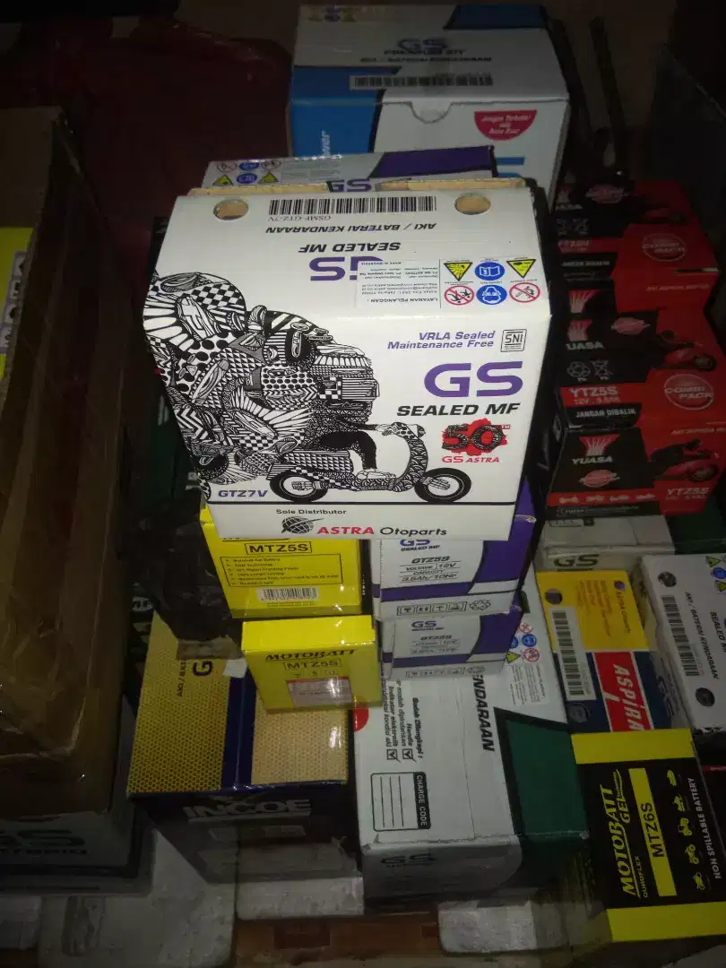 AKI BARU GS GTZ7V 6AH TUKER TAMBAH