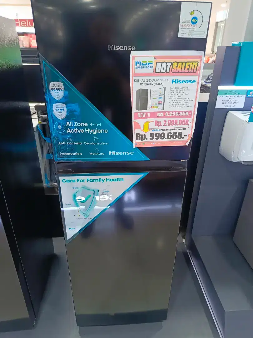 Segampang itu kredit kulkas hisense 2pintu tampa dp dan adm