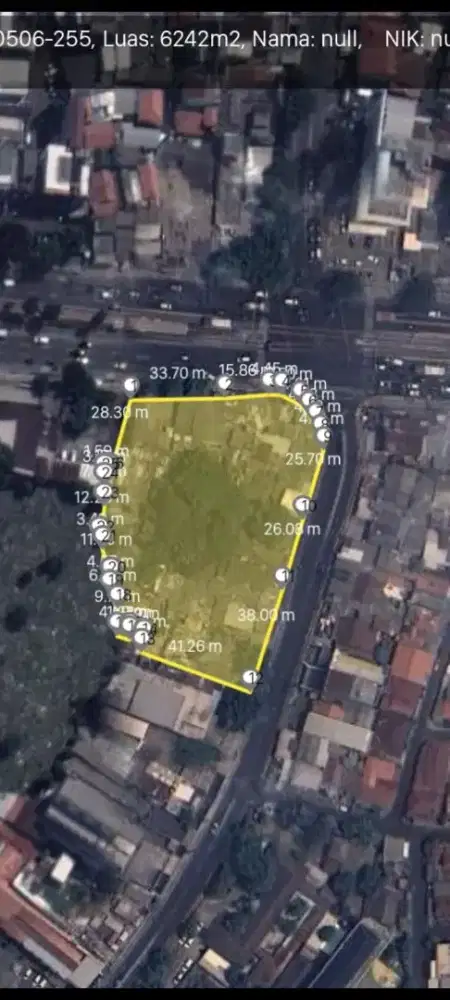 Di jual tanah di jalan pemuda rawamangun