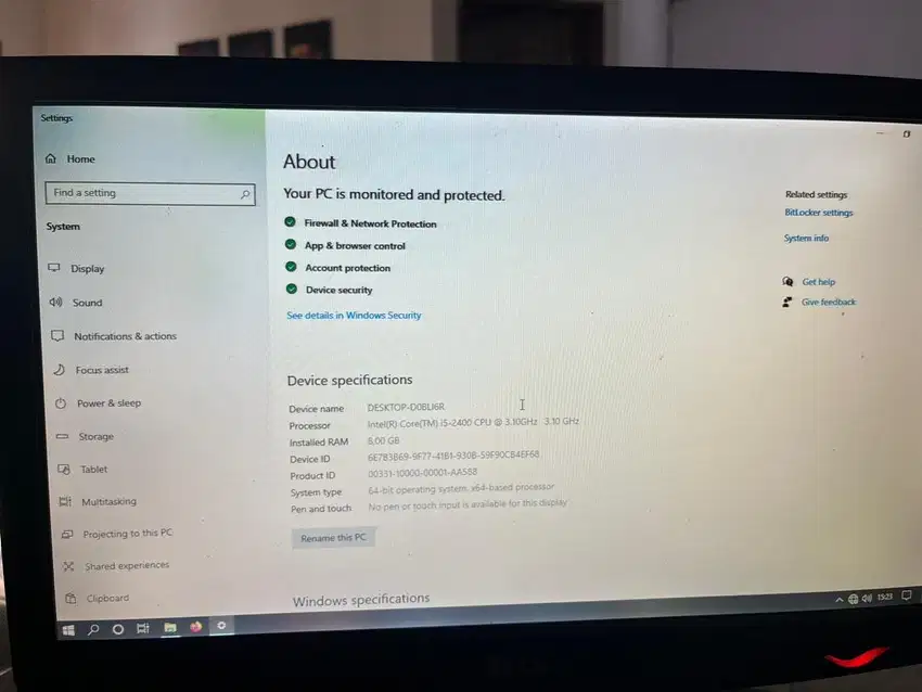 Di jual Personal Computer/PC bisa di nego