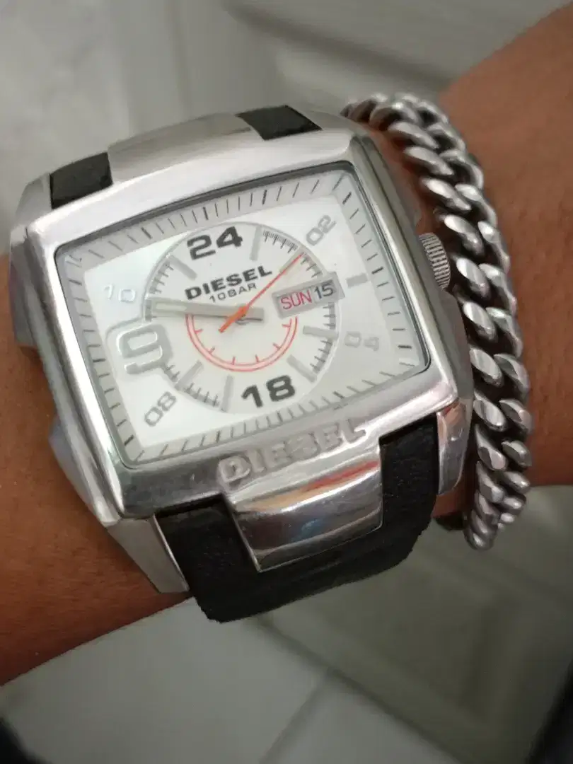 Jam Tangan Pria DIESEL QUARTZ/ BATRE ORIGINAL